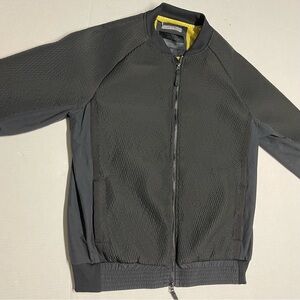 Anthony Davis x Saks Fifth Avenue Men's Black Bomber Jacket Size Large